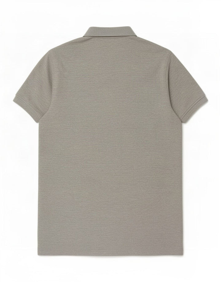 Polo slim fit da uomo Tommy Hilfiger color grigio medio