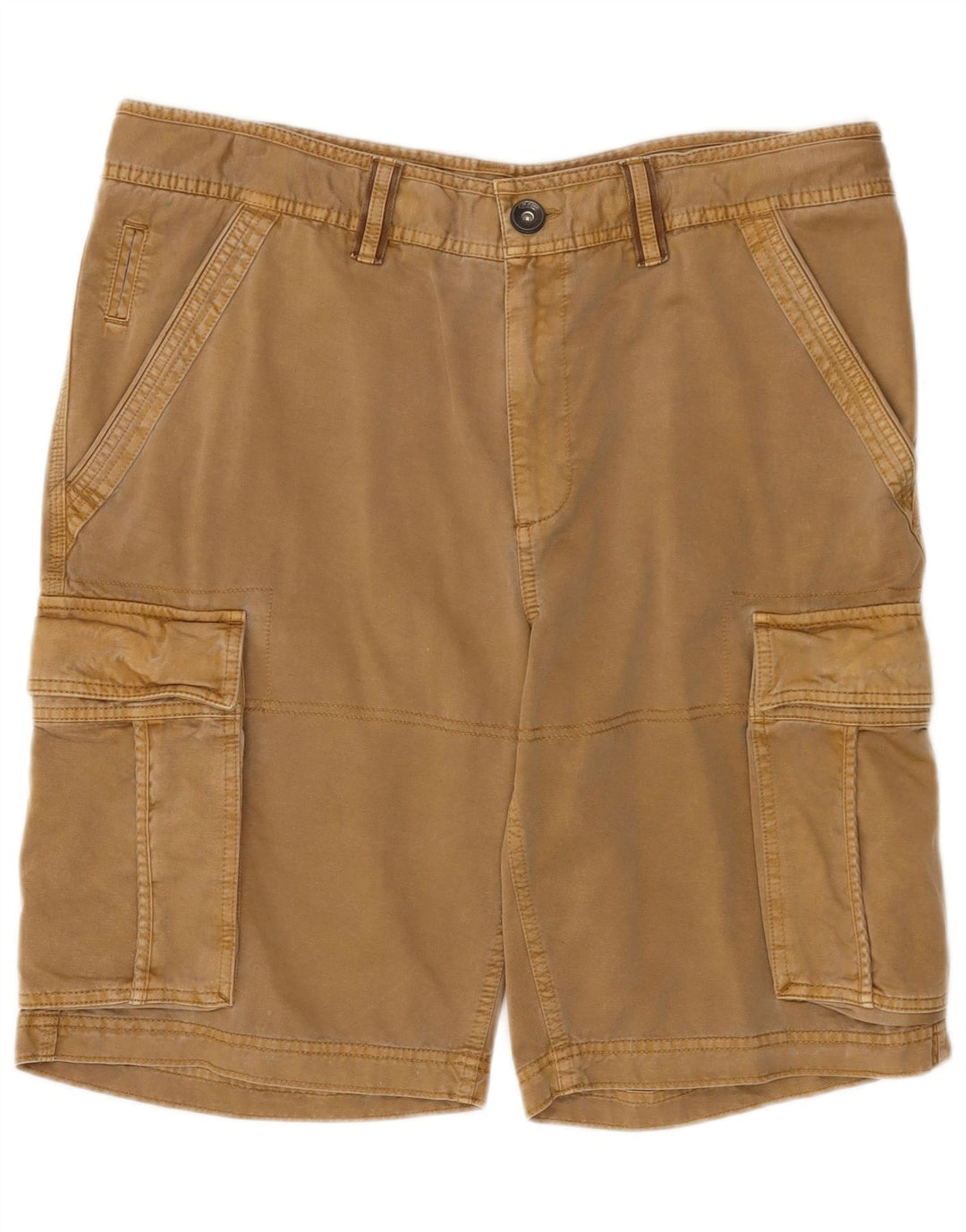 Crew Clothing Pantaloncini cargo da uomo W38 XL in cotone marrone