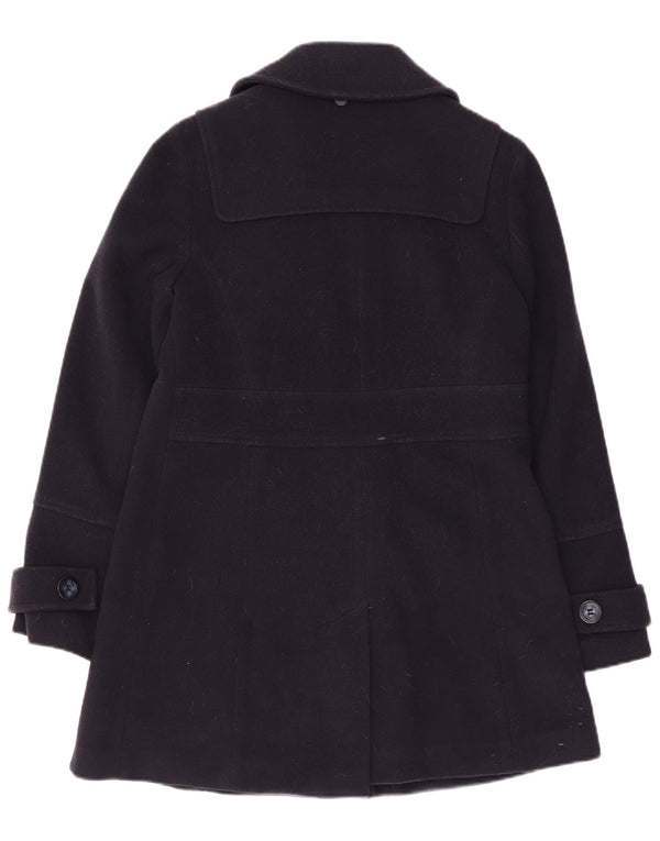 Cappotto doppiopetto da donna Monsoon UK 8 Small Lana blu navy