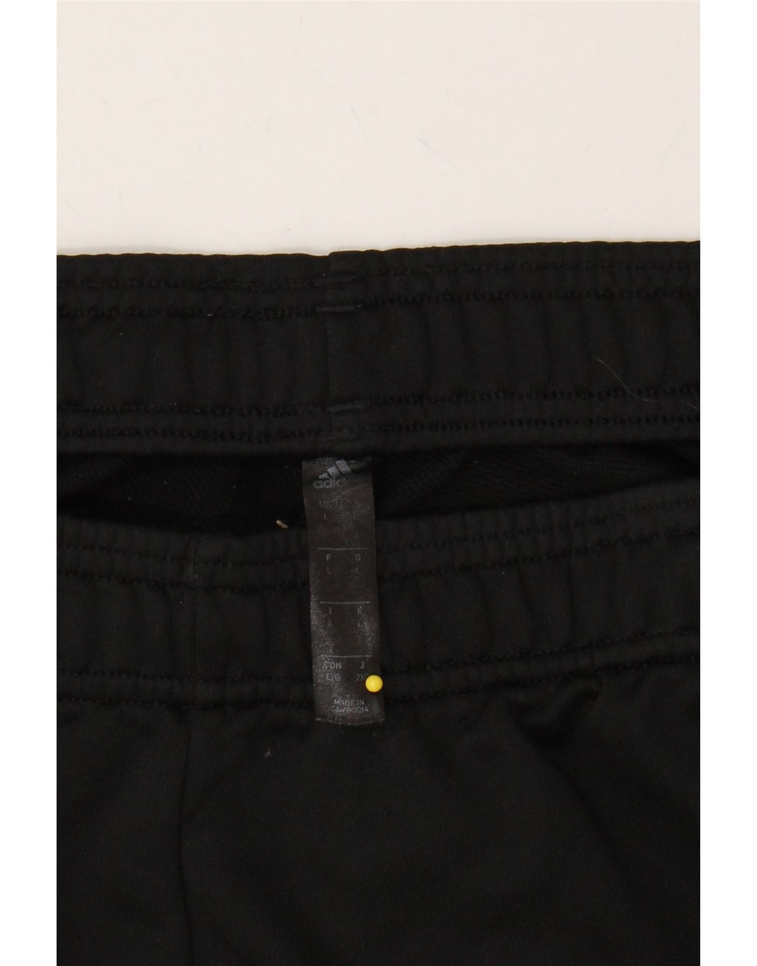 ADIDAS Mens Tracksuit Trousers Large Black Colourblock Polyester Vintage Adidas and Second-Hand Adidas from Messina Hembry 