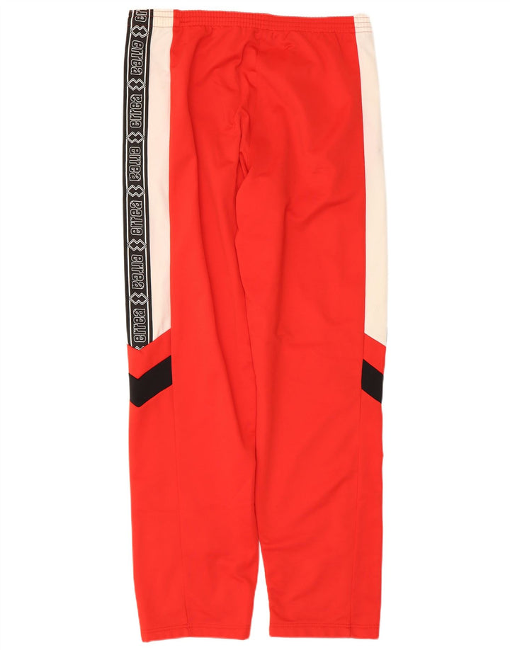 Pantaloni da tuta con grafica da uomo Errea Large in poliestere color block rosso
