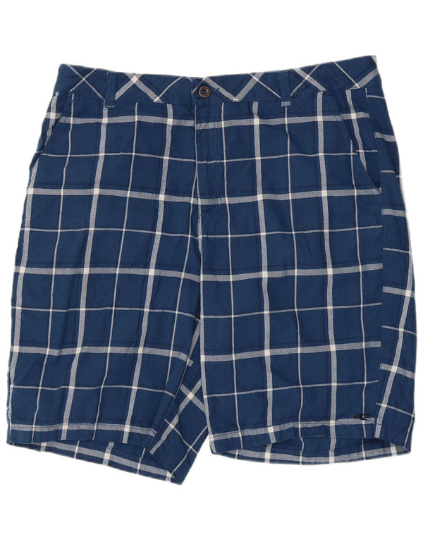 Pantaloncini chino da uomo O'Neill W38 XL poliestere a quadri blu