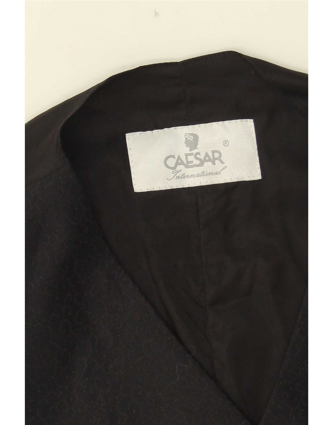 Gilet da donna Caesar UK 8 Small Black Paisley