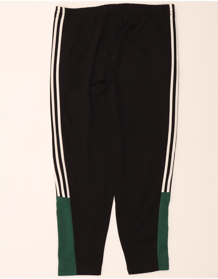 ADIDAS Mens Tracksuit Trousers UK 44/46 Large  Black Colourblock Polyester Vintage Adidas and Second-Hand Adidas from Messina Hembry 