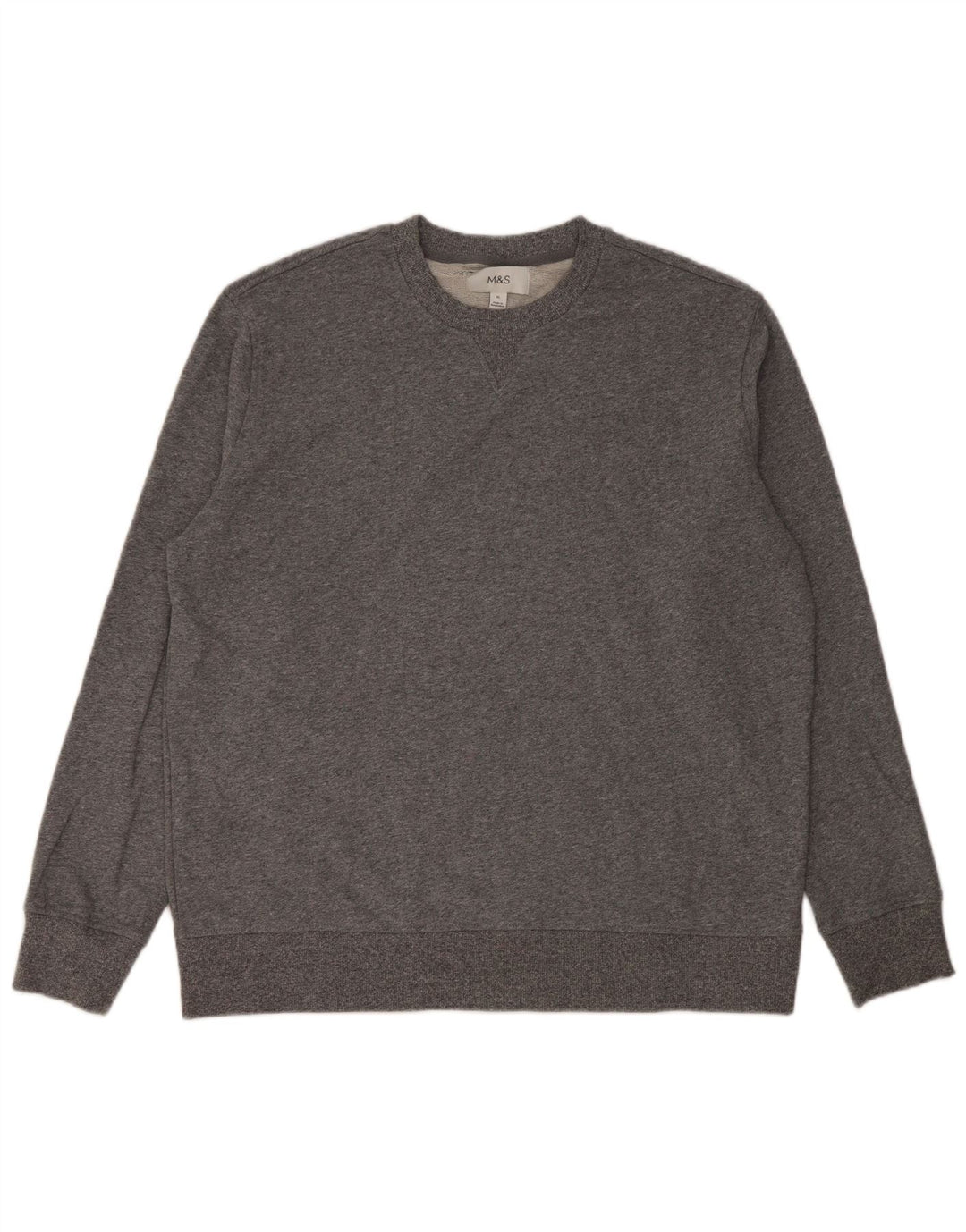Felpa da uomo Marks & Spencer maglione XL cotone grigio