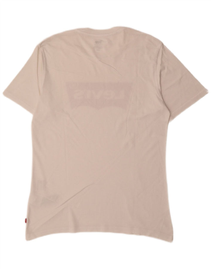 T-shirt grafica da uomo Levi's Top piccola in cotone bianco