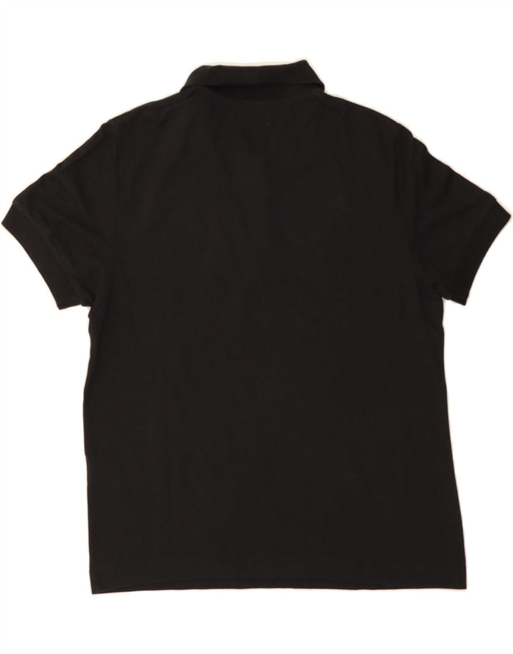 KAPPA Womens Polo Shirt UK 16 Large Black Cotton Vintage Kappa and Second-Hand Kappa from Messina Hembry 