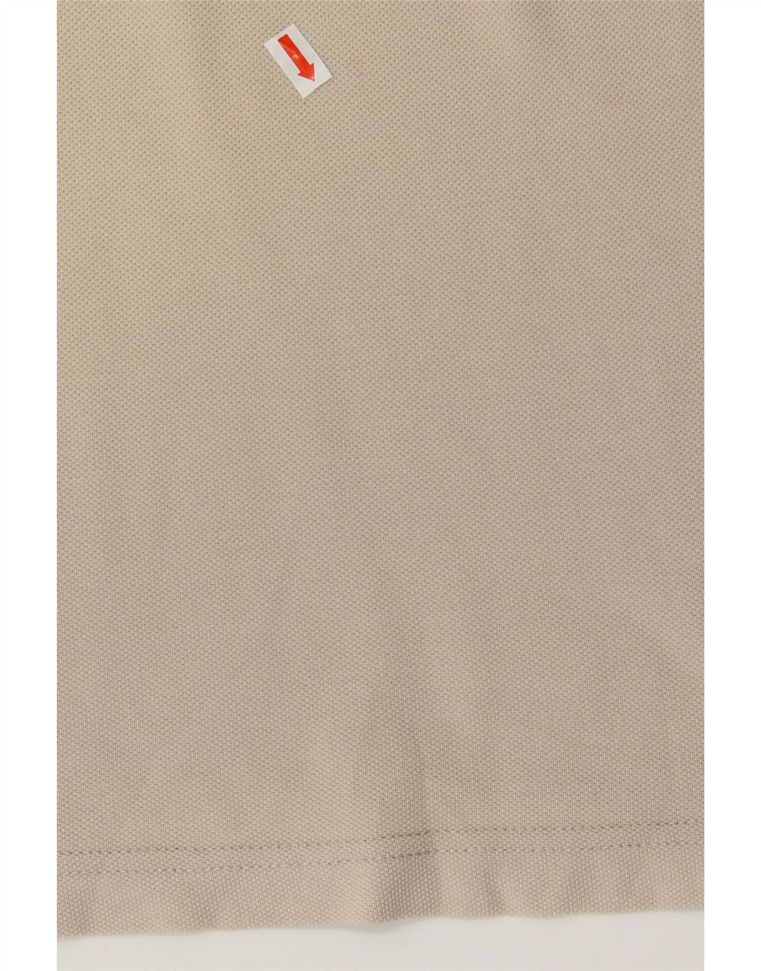 PIERRE CARDIN Mens Polo Shirt Large Beige Cotton