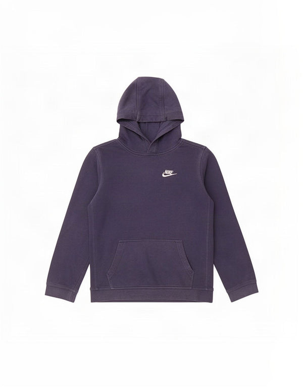 Felpa con cappuccio Nike da ragazzo vestibilità standard 13-14 anni XL cotone blu navy
