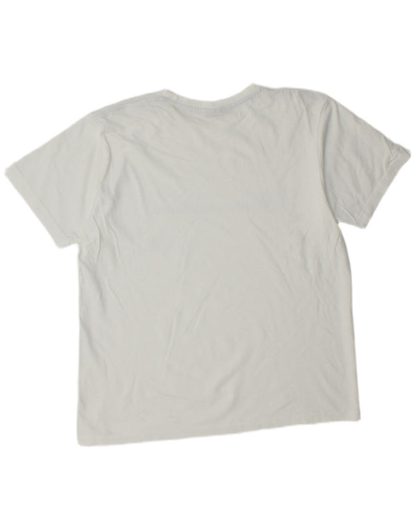 T-shirt grafica da uomo Champion Top grande bianca