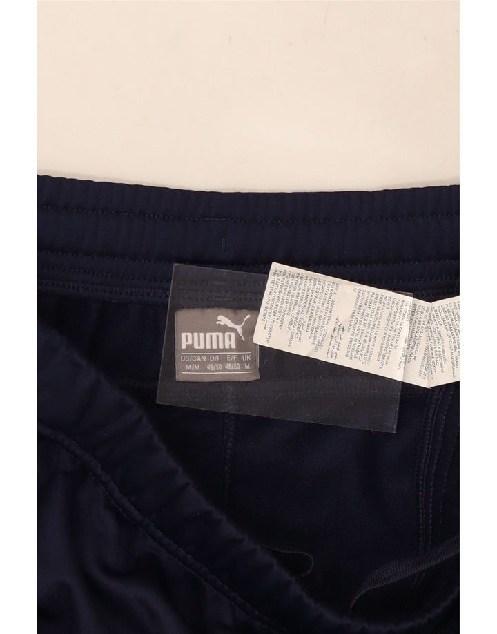 Pantaloni da tuta da uomo PUMA Joggers medio poliestere blu navy