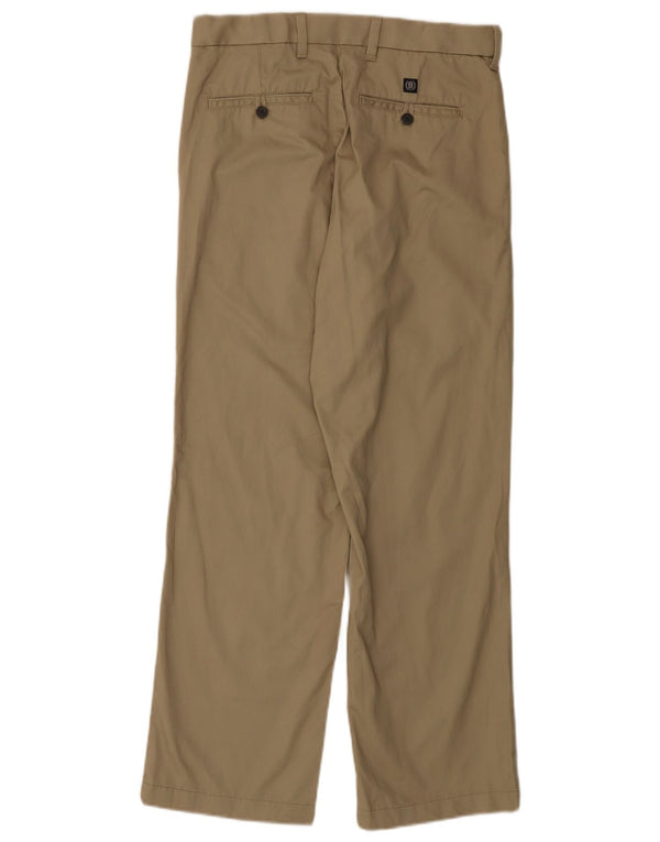 MARKS & SPENCER Pantaloni chino dritti da uomo W30 L29 Cotone beige