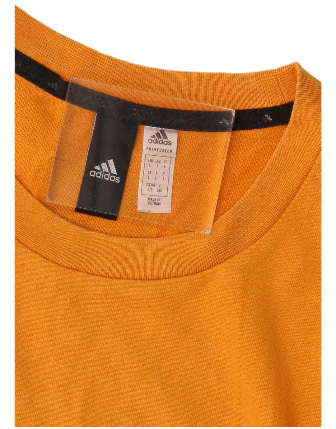 T-shirt grafica da uomo ADIDAS grande gialla