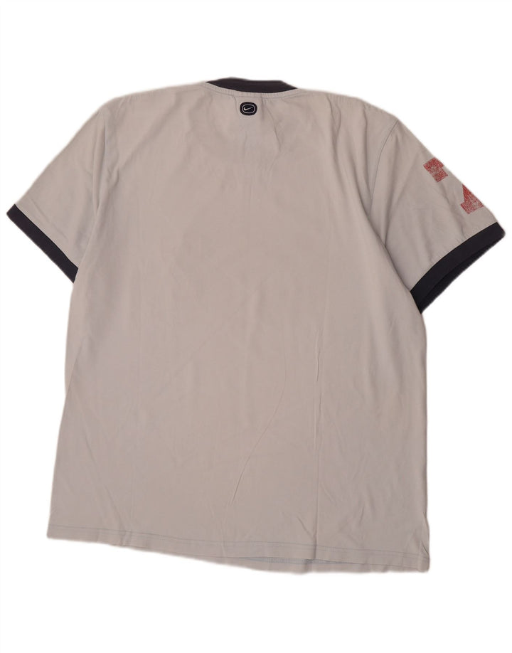 T-shirt grafica da uomo Nike Top XL in cotone bianco