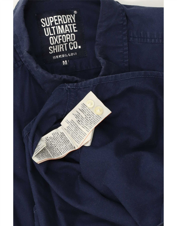 Camicia da uomo Superdry in cotone blu navy medio