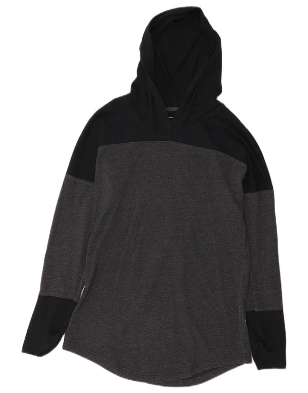 Maglia a maniche lunghe con cappuccio da donna PUMA UK 10 Small Grey Colourblock