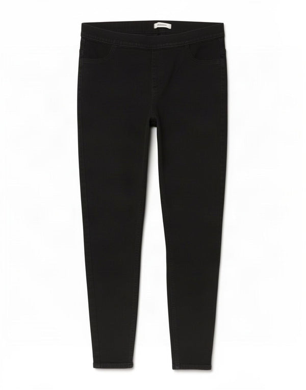 Jeans Jeggings da donna Marks & Spencer UK 16 Large W32 L28 Cotone nero