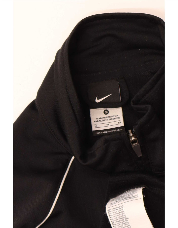 Giacca da tuta da uomo Nike, giacca media, nera, in poliestere