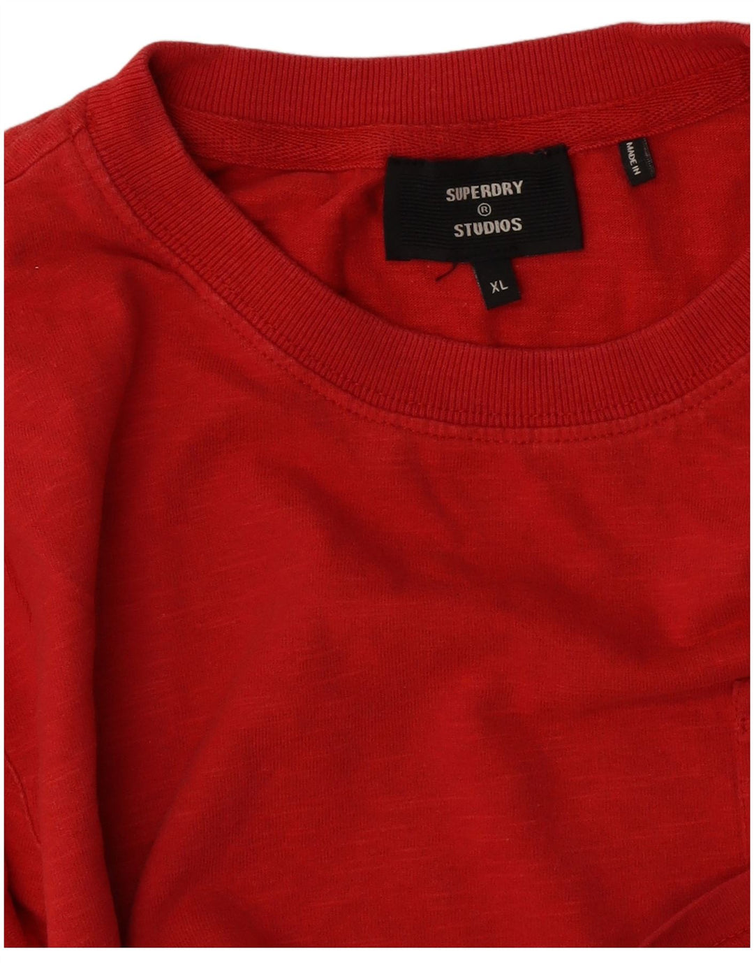 T-shirt da uomo vestibilità regolare Superdry XL rossa