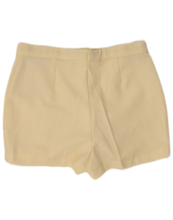 Pantaloncini chino vintage da donna medi W30 gialli