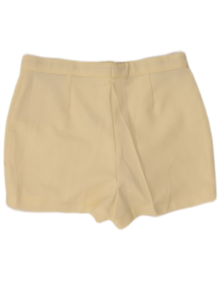 Pantaloncini chino vintage da donna medi W30 gialli