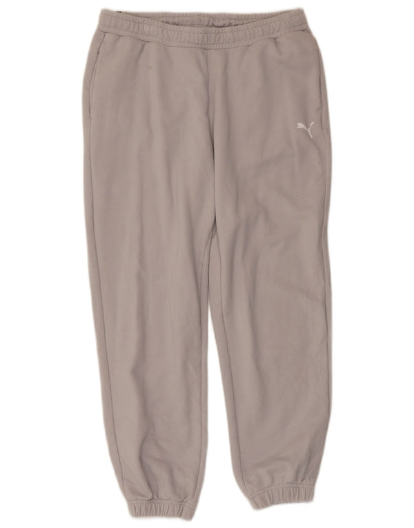 Pantaloni da tuta da uomo Puma Joggers in cotone grigio medio