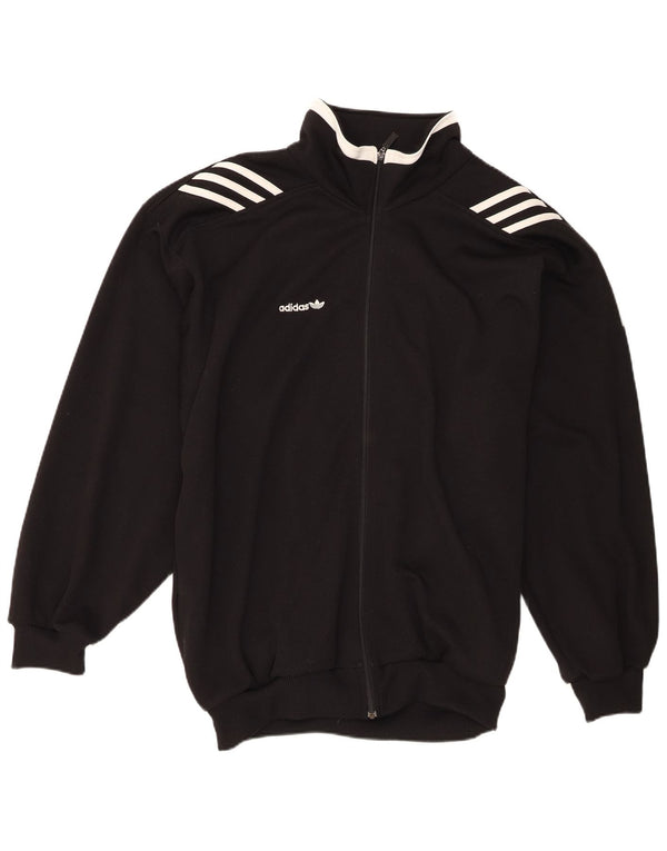 Giacca da tuta da uomo Adidas UK 48/50 XL poliestere nero