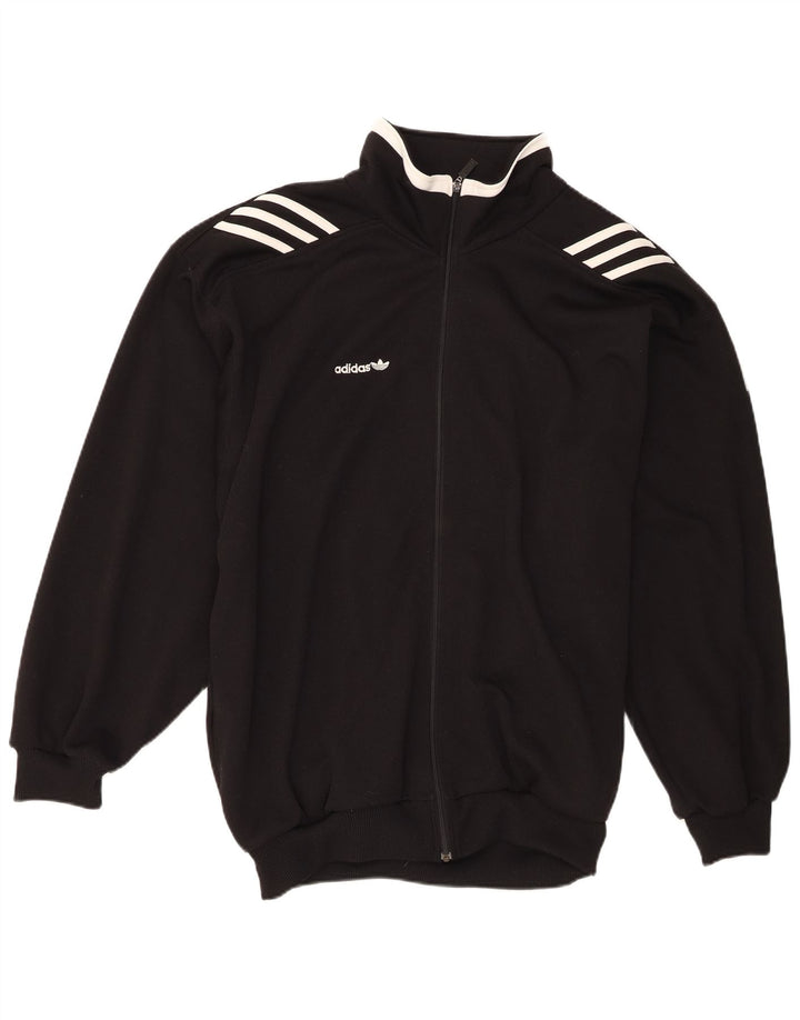 Giacca da tuta da uomo Adidas UK 48/50 XL poliestere nero