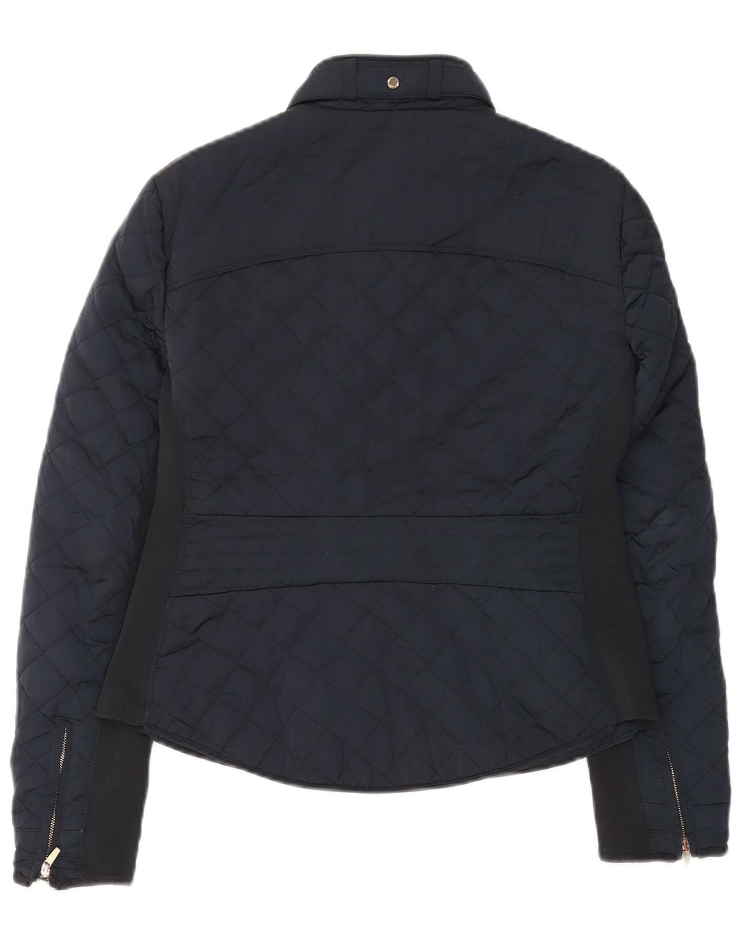 Giacca trapuntata da donna Zara UK 14 grande blu navy