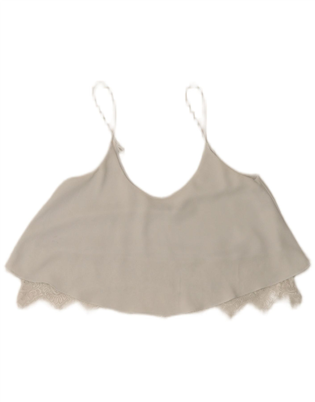Canottiera Zara da donna UK 10 piccola bianca