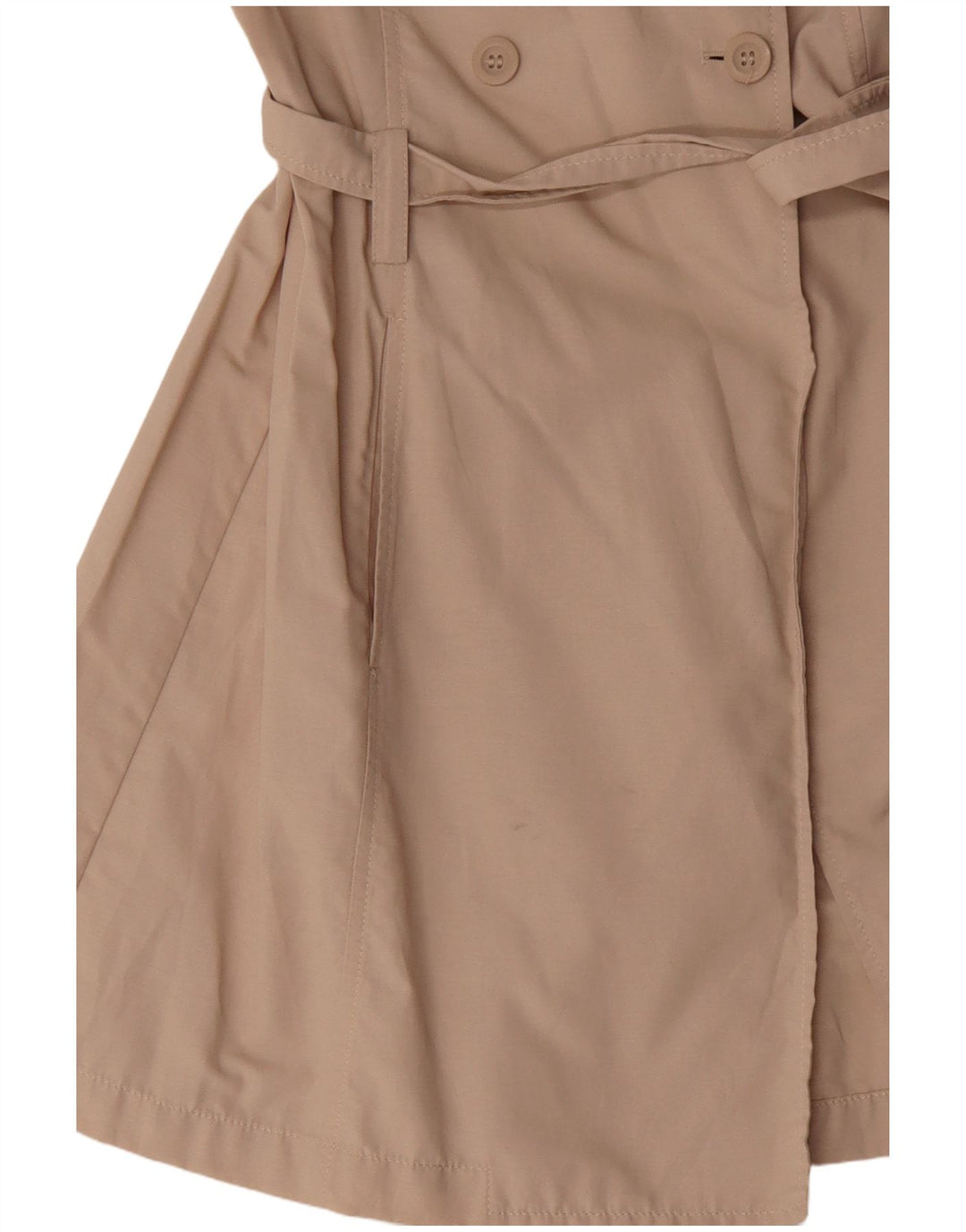 Trench Donna Sisley IT 46 Large Beige Cotone