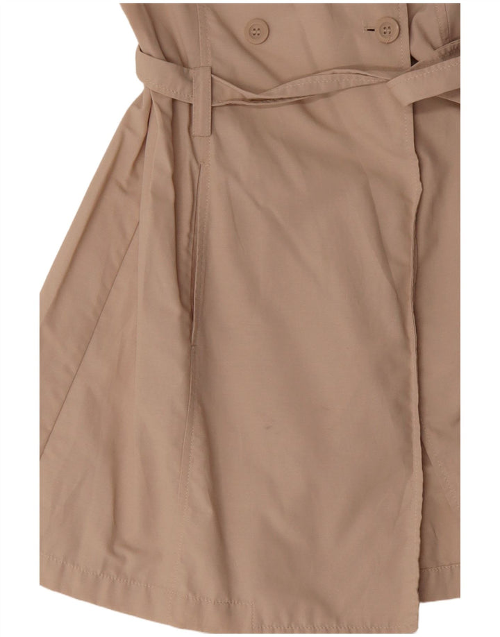 Trench Donna Sisley IT 46 Large Beige Cotone