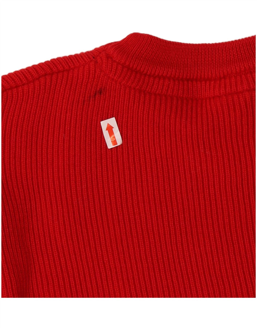 Maglione da uomo girocollo Marina Yachting piccolo rosso in lana vergine
