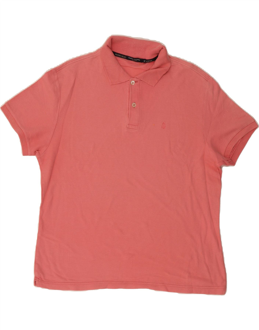 MARINA YACHTING Mens Polo Shirt XL Pink Vintage Marina Yachting and Second-Hand Marina Yachting from Messina Hembry 