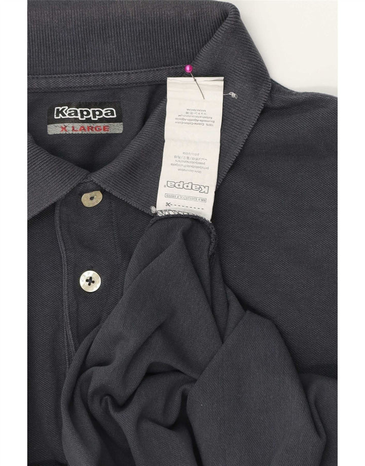 Polo Kappa Uomo XL Cotone Grigio