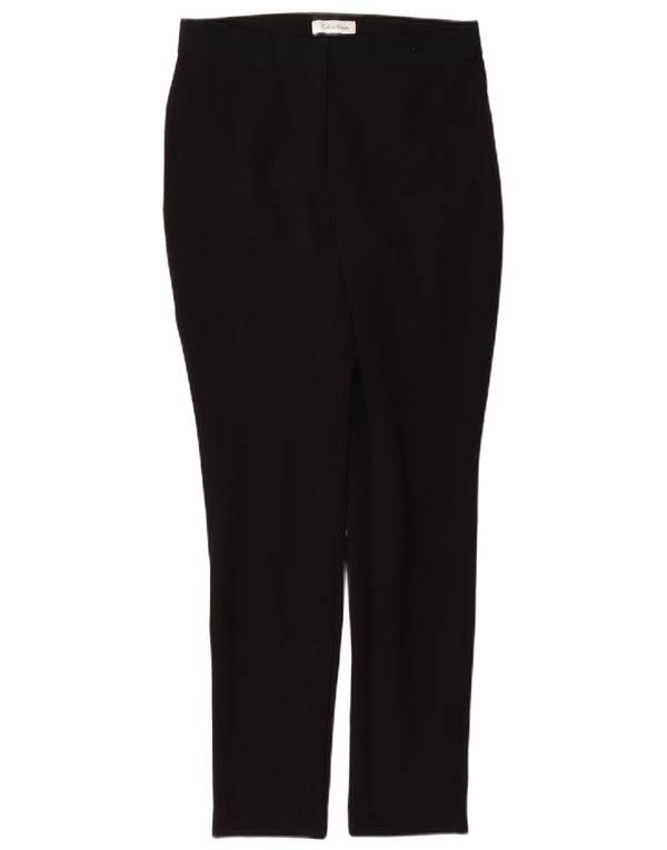 Pantaloni casual slim da donna Calvin Klein W28 L29 nylon nero