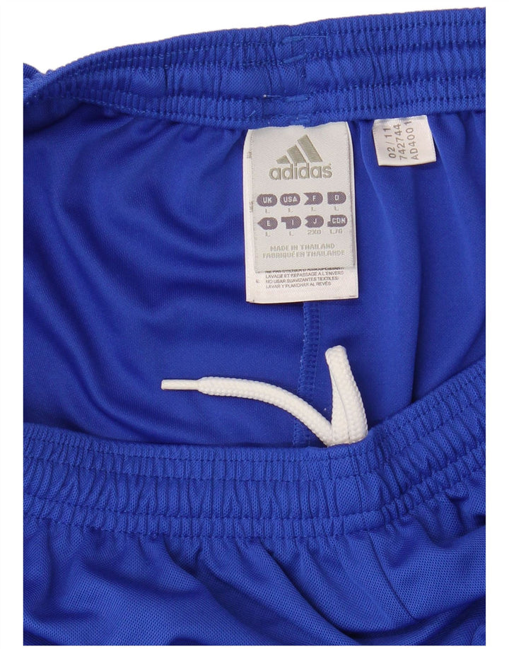 Pantaloncini sportivi Adidas Climalite da uomo grandi in poliestere blu