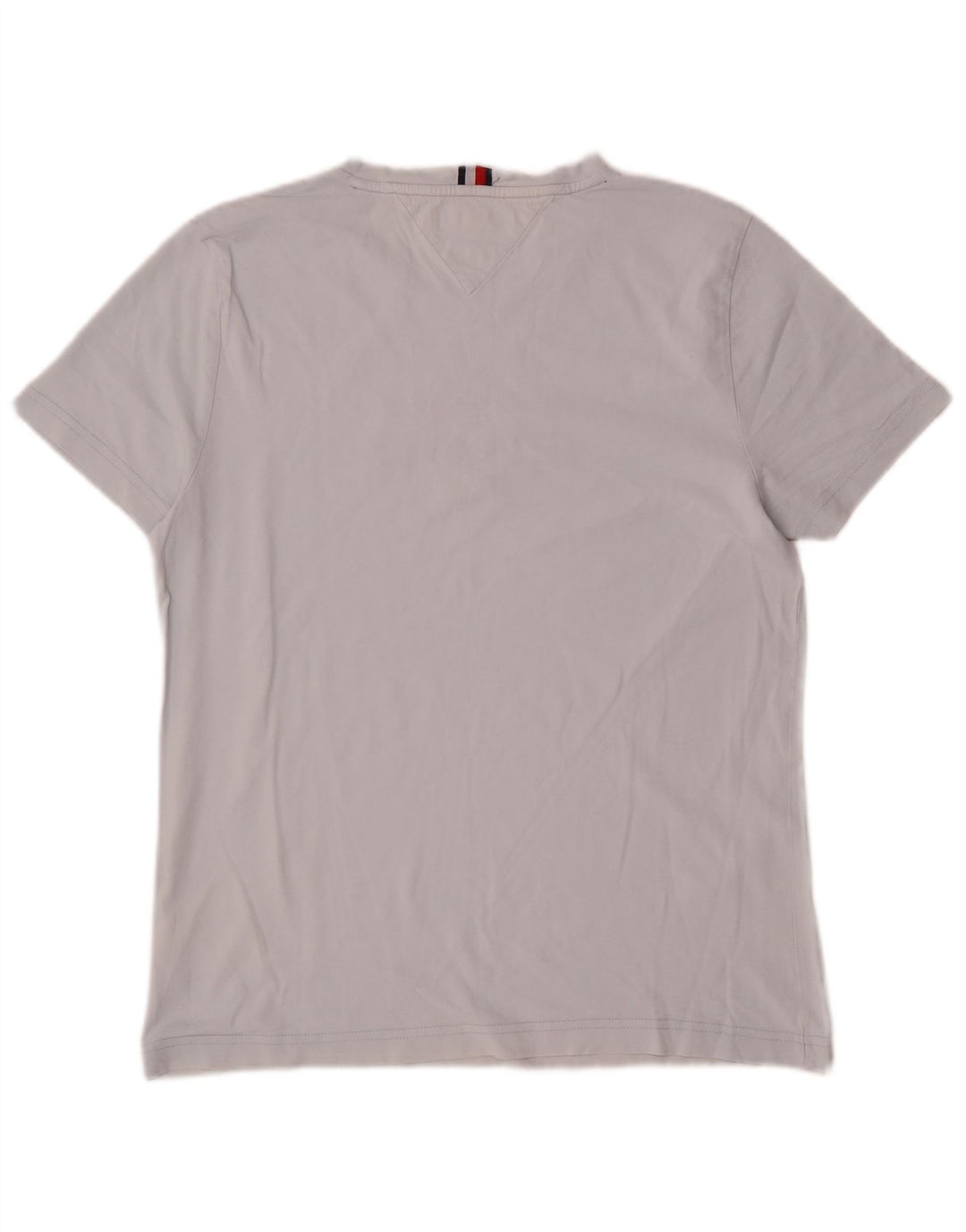 T-shirt grafica da uomo Tommy Hilfiger Top in cotone grigio medio