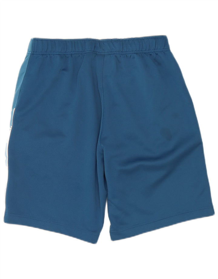 Pantaloncini sportivi grafici Nike da uomo in poliestere blu medio