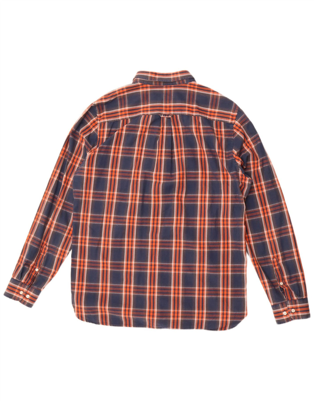 Camicia da uomo in flanella Superdry 2XL cotone a quadri blu navy
