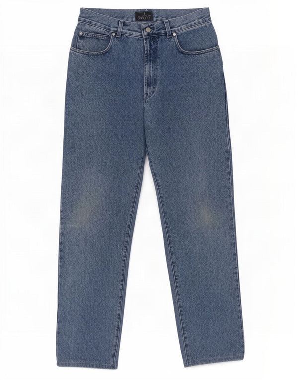 Jeans Straight Uomo Trussardi W32 L30 Cotone Blu