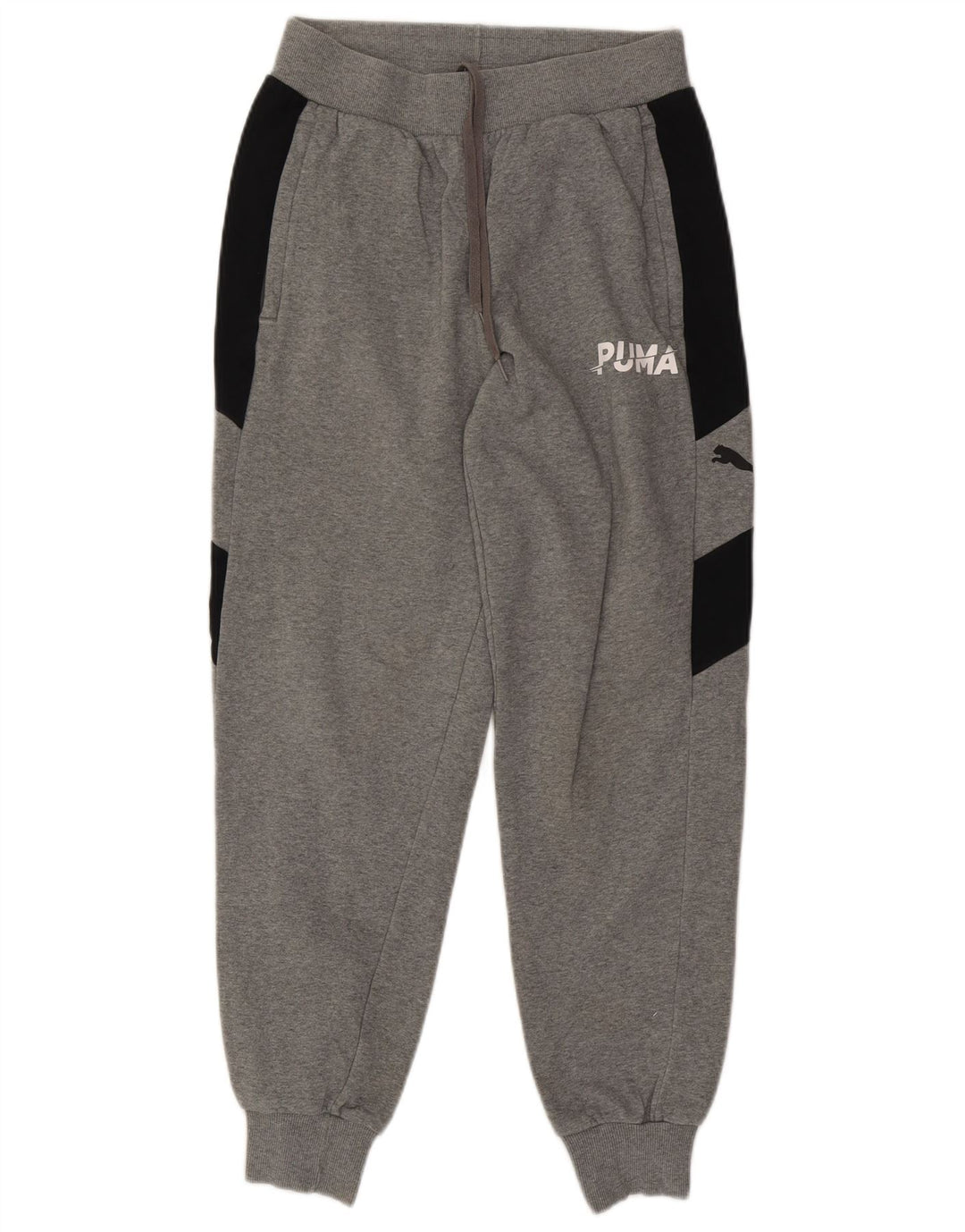 Pantaloni da tuta con grafica PUMA da uomo Joggers grigio medio color block