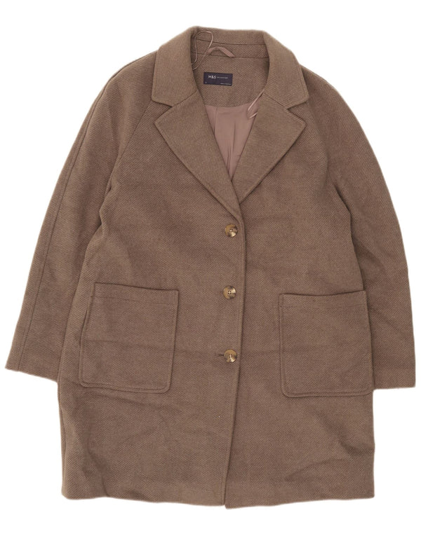 Soprabito da donna Marks & Spencer UK 18 XL poliestere grigio