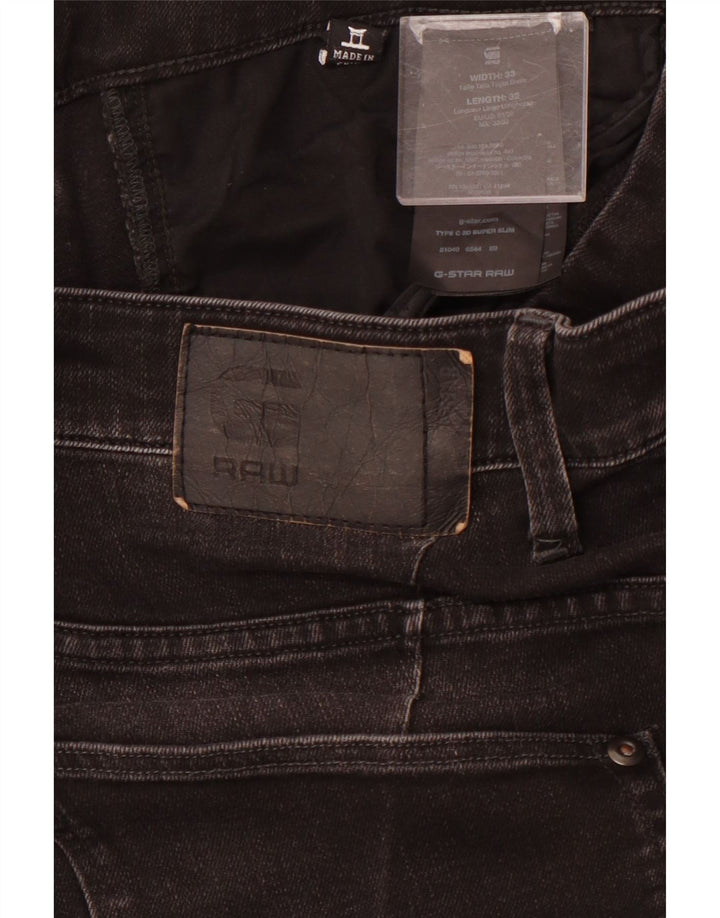 Jeans slim da donna G-STAR W33 L28 cotone nero