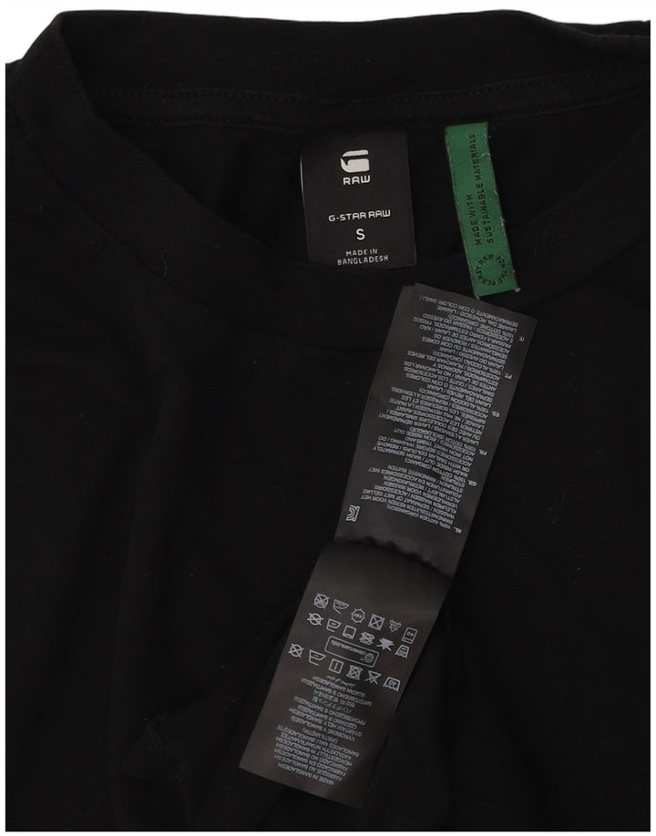 T-shirt da uomo G-Star Top piccola in cotone nero