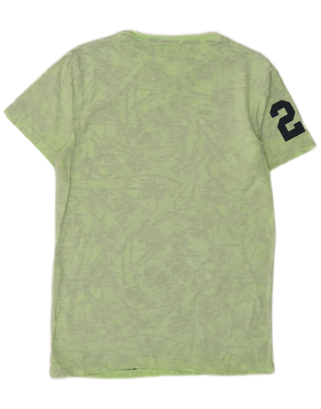 T-shirt grafica da uomo SUPERDRY Top XS in cotone verde