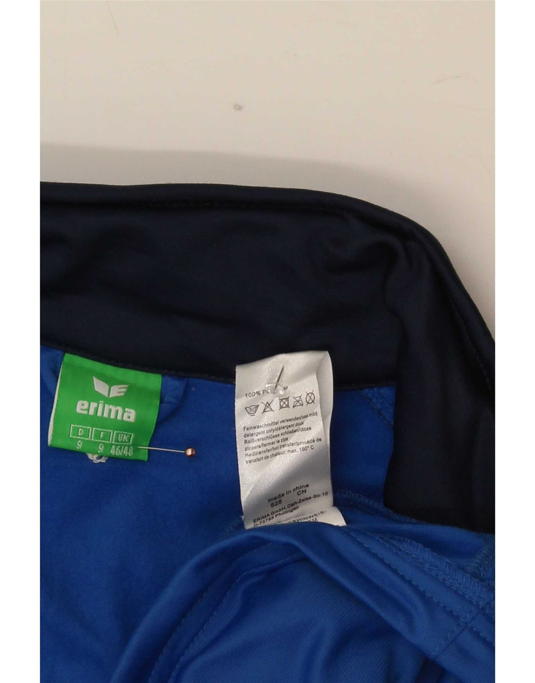 Giacca da tuta da uomo Erima UK 46/48 2XL Blu Colourblock