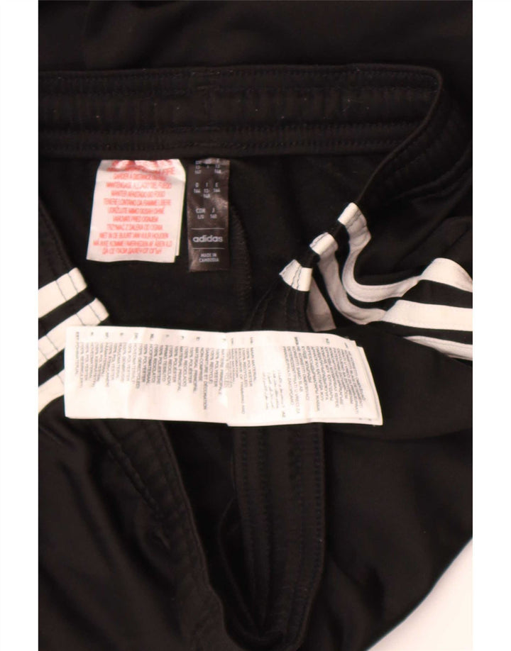 Pantaloni della tuta da ragazzo Adidas 13-14 anni in poliestere nero