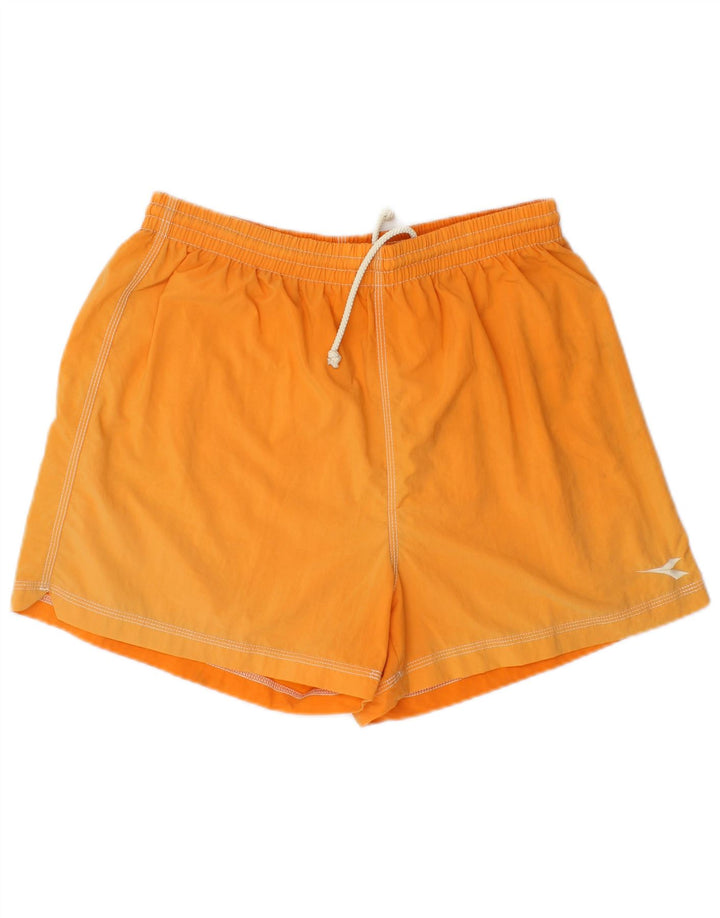 Pantaloncini da bagno uomo Diadora Large Arancio in poliammide