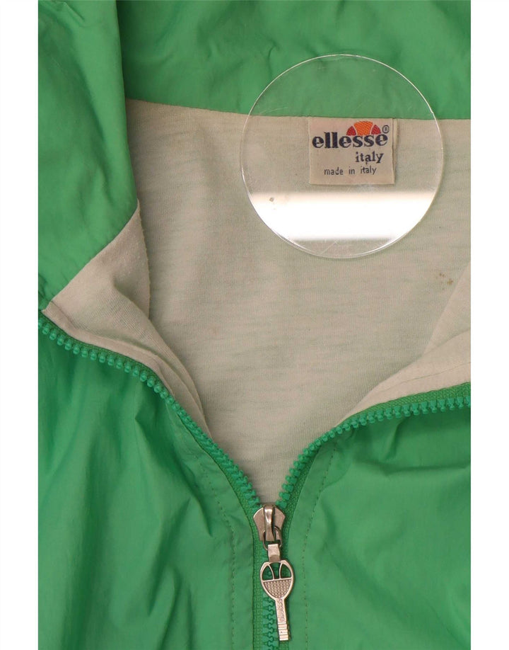 Giacca da ginnastica da uomo Ellesse color block verde medio